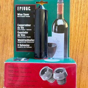 3 For $25 Epivac Wine Saver